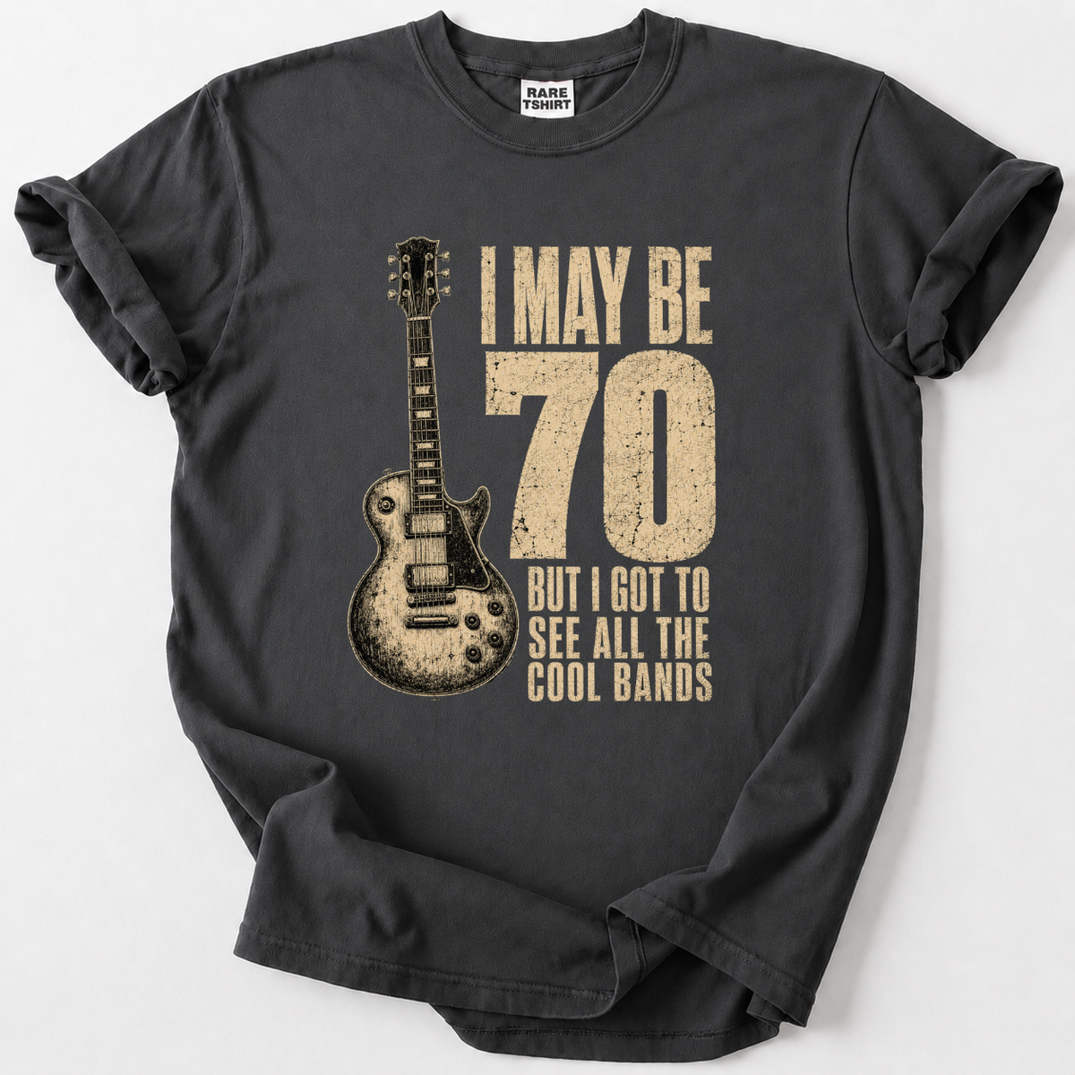 70th Birthday Rock Guitar T-Shirt