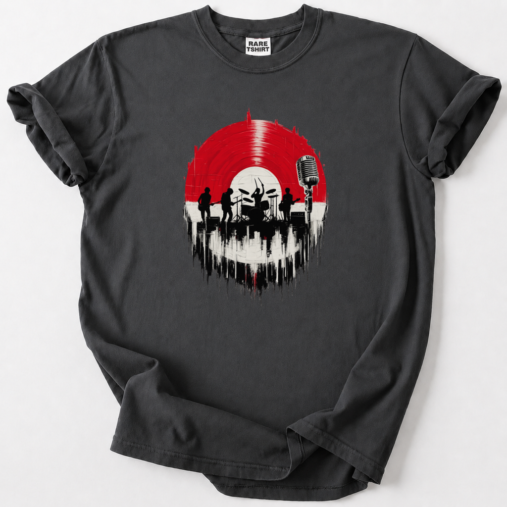 Vinyl Band Drip T-Shirt