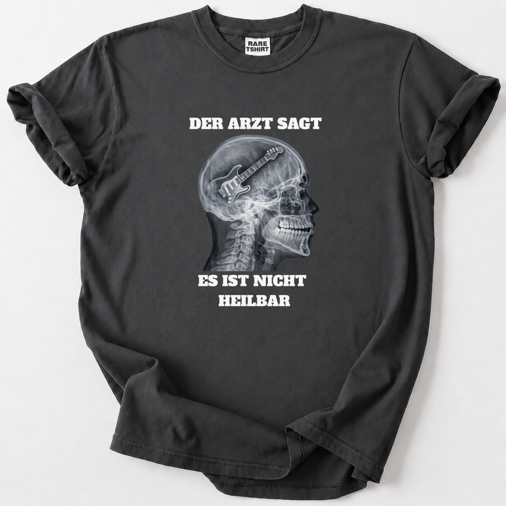Gitarre Arzt Skull T-Shirt