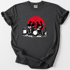 Feel the energy of live rock. This vintage band silhouette tee is made for true music lovers. Premium cotton comfort. 