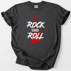 Zeitloses Rock und Roll T-Shirt mit E-Gitarren-Design für echte Musikfans. Weiche Baumwolle, klassischer Look