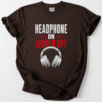 Tune out the noise with our Headphone On World Off Tee. Bold graphic design for true music lovers. Soft, comfy cotton.