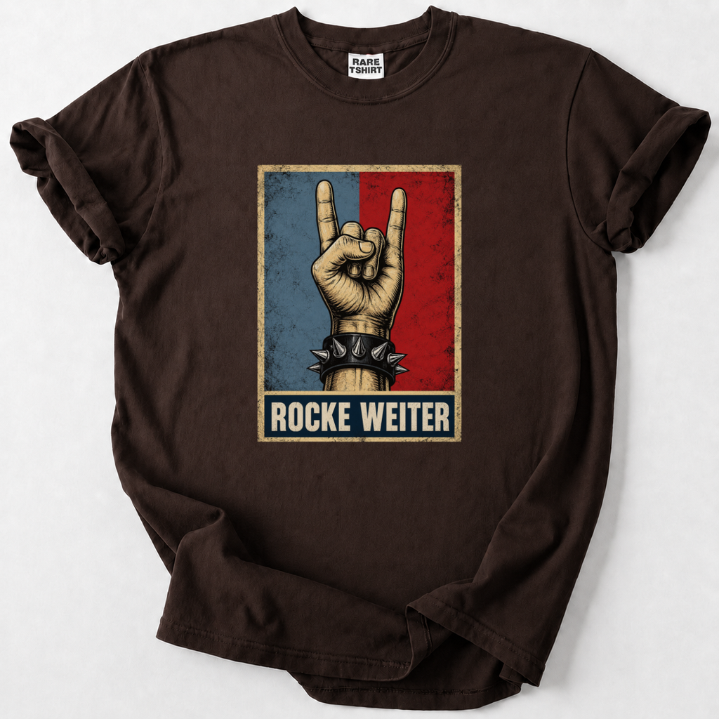 Rocke Weiter Vintage Rock T-Shirt