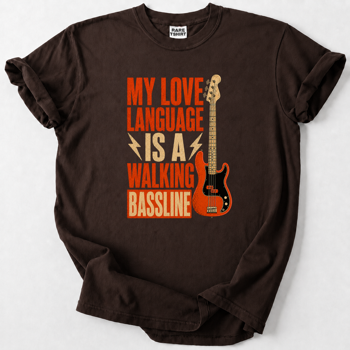 Bassist Love Language Walking Bass T-Shirt