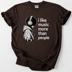 I Like Music More Than People T-shirt