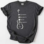 Play Pause Stop Repeat Guitar T-Shirt