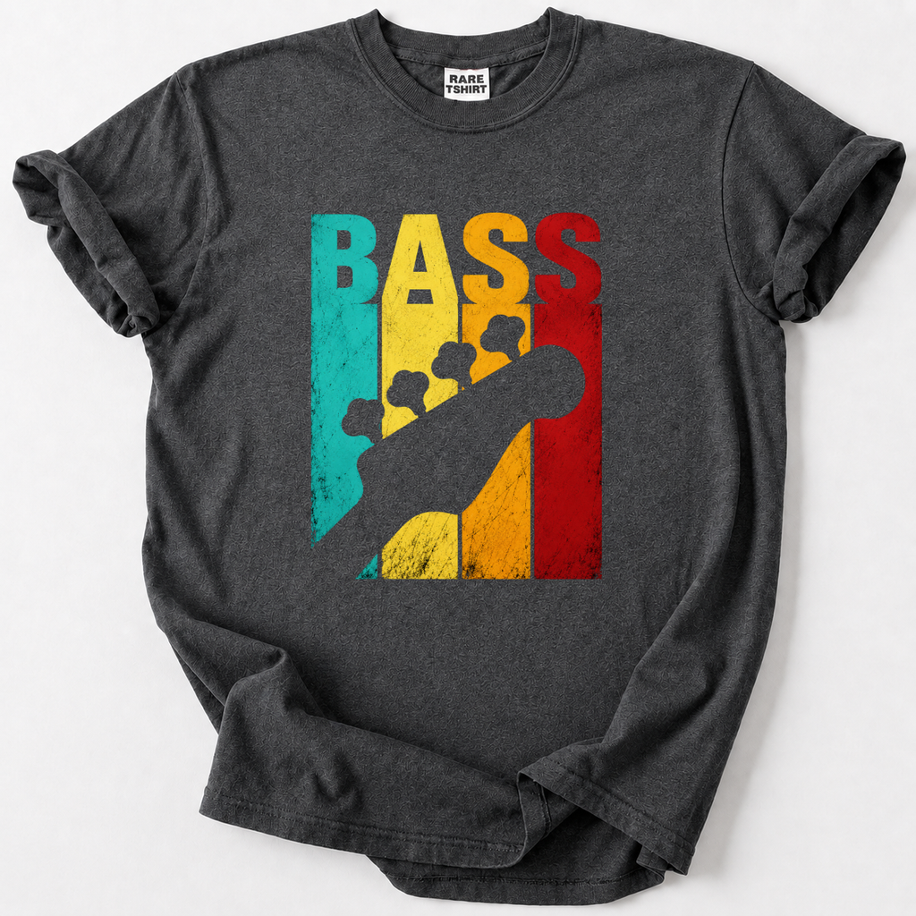 Retro Bass Guitar T-Shirt