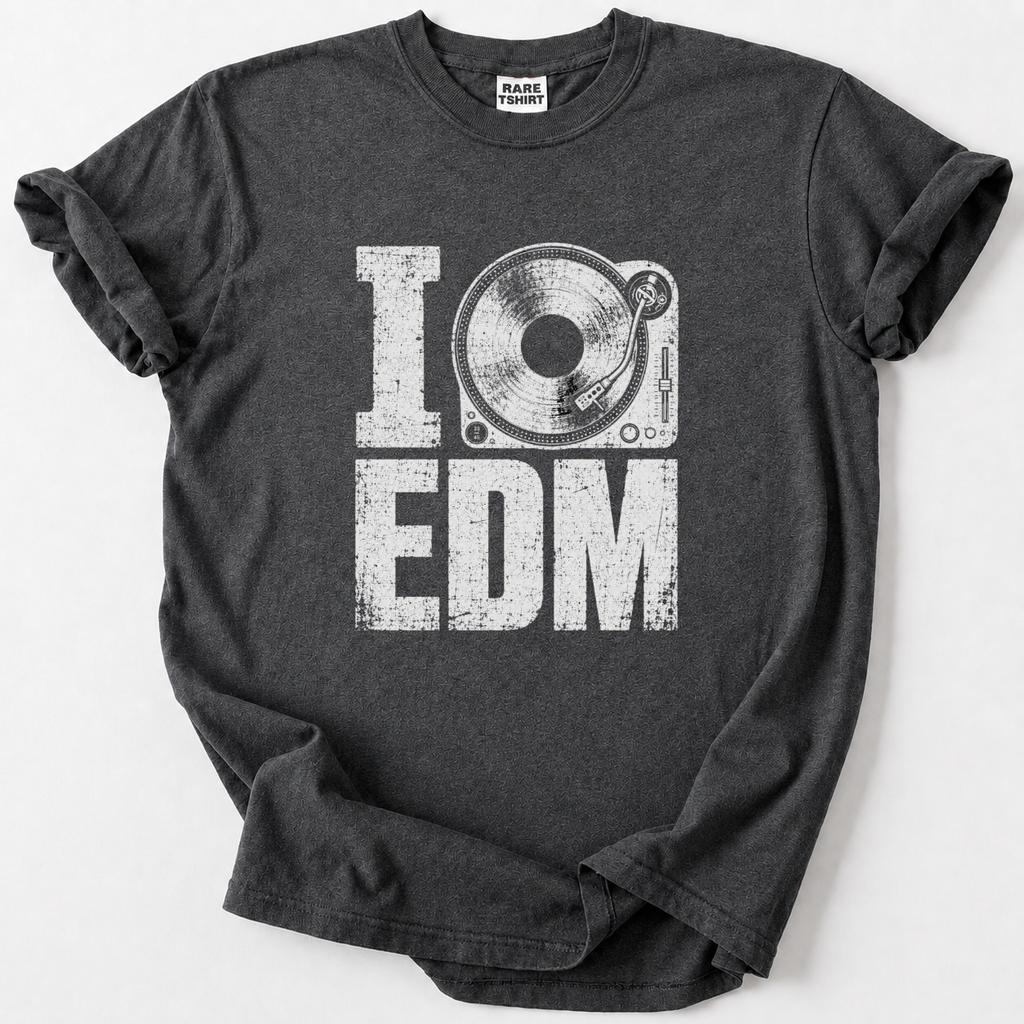 ♥ I Love EDM Turntable T-shirt