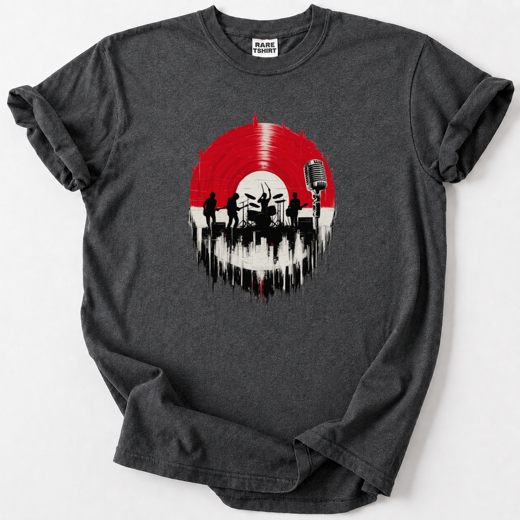 Vinyl Band Drip T-Shirt