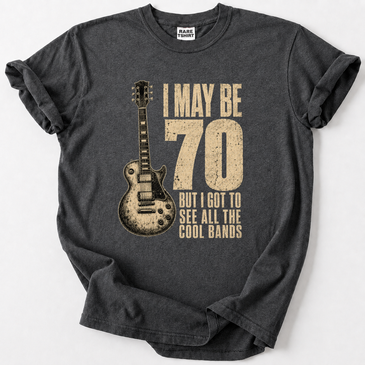70th Birthday Rock Guitar T-Shirt