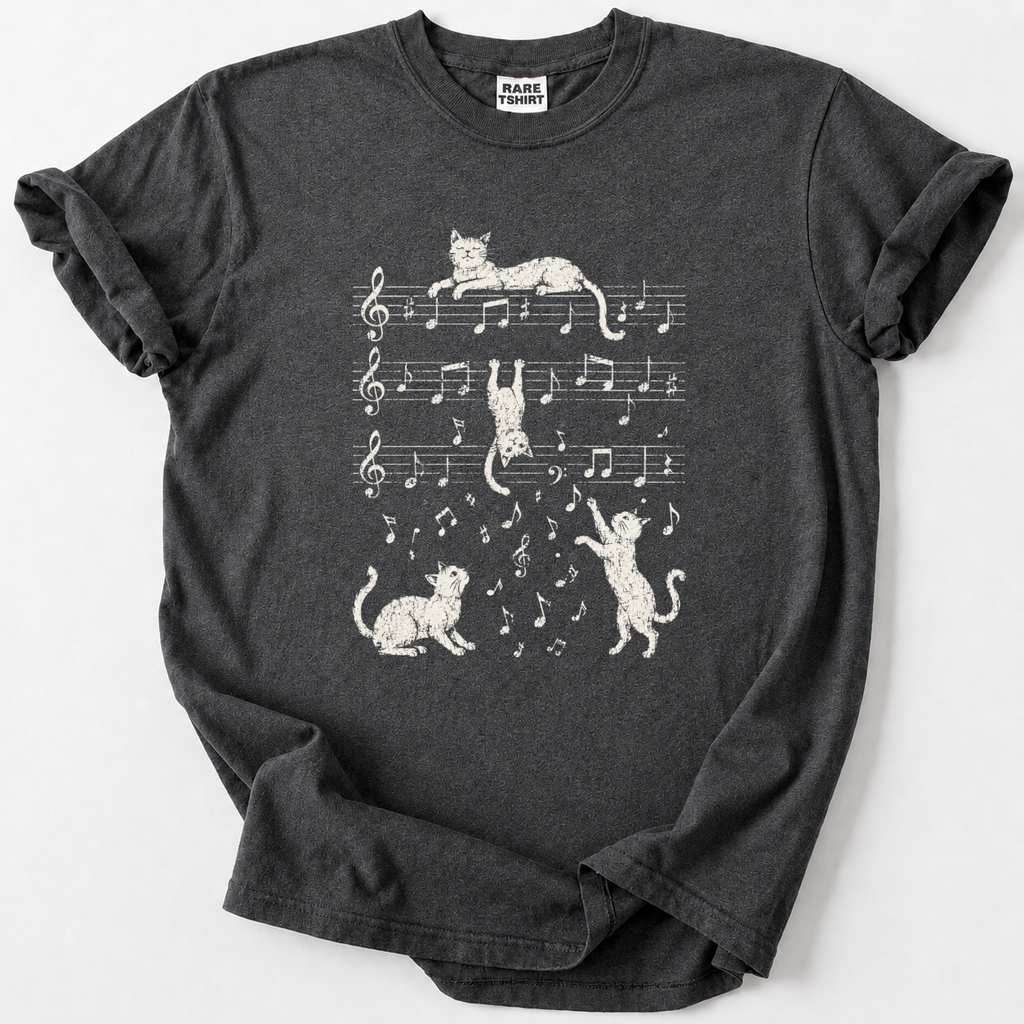 Cat Lover Music T-shirt