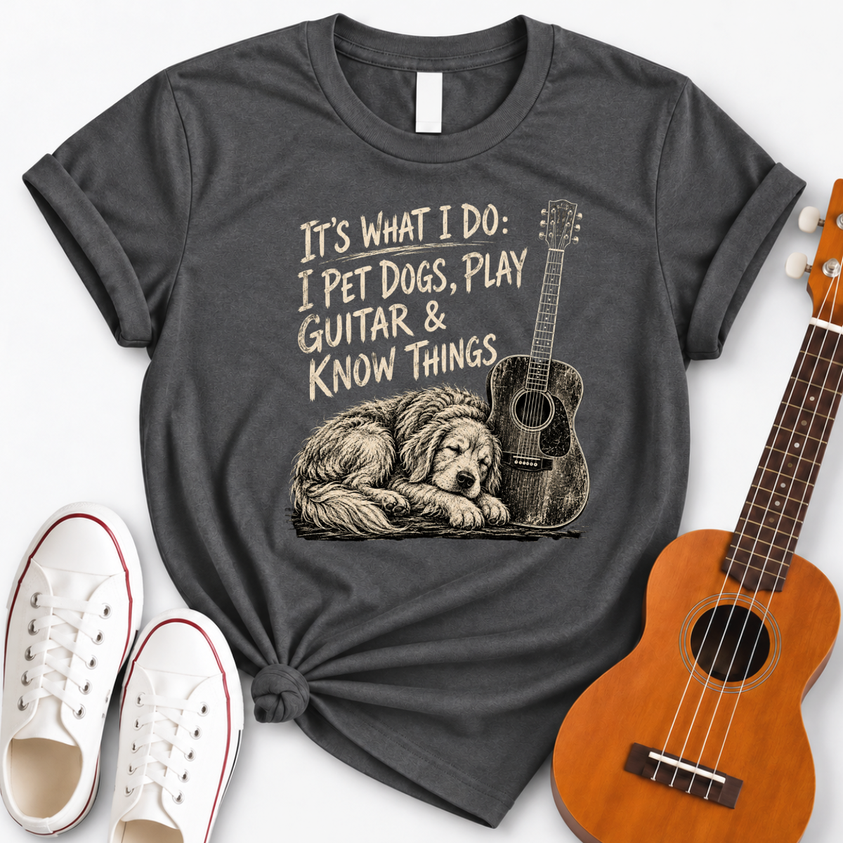 Guitar Dog Lover T-shirt