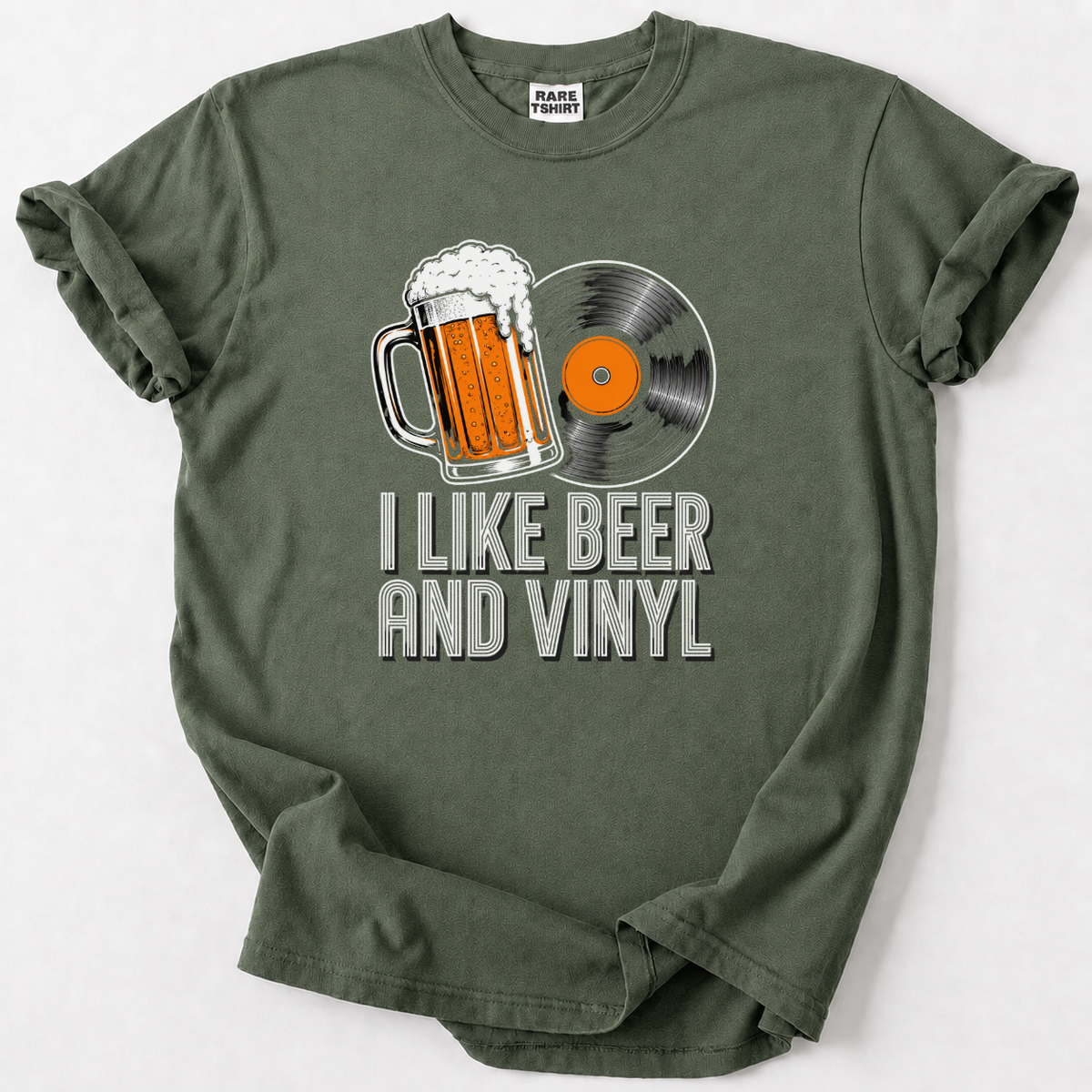 I Like Beer and Vinyl T-shirt