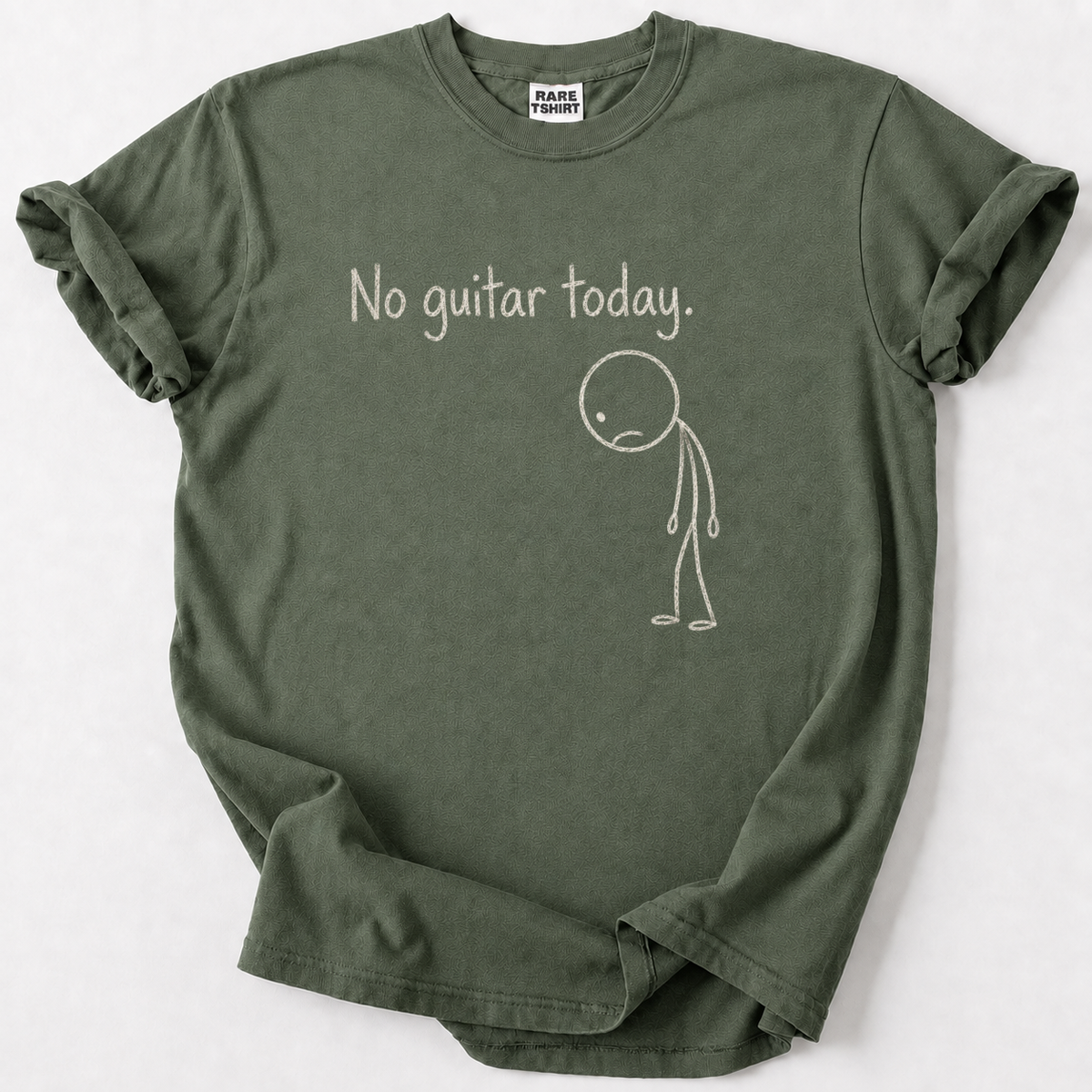 No Guitar Today Funny T-shirt