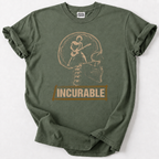 Incurable Rock Skull Guitar T-Shirt