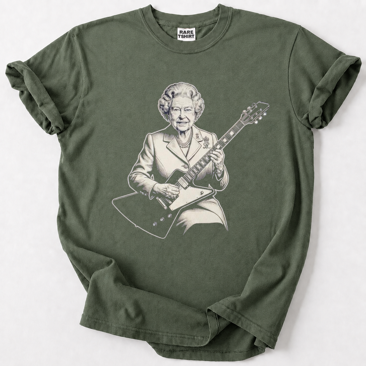 The Queen plays guitar T-Shirt