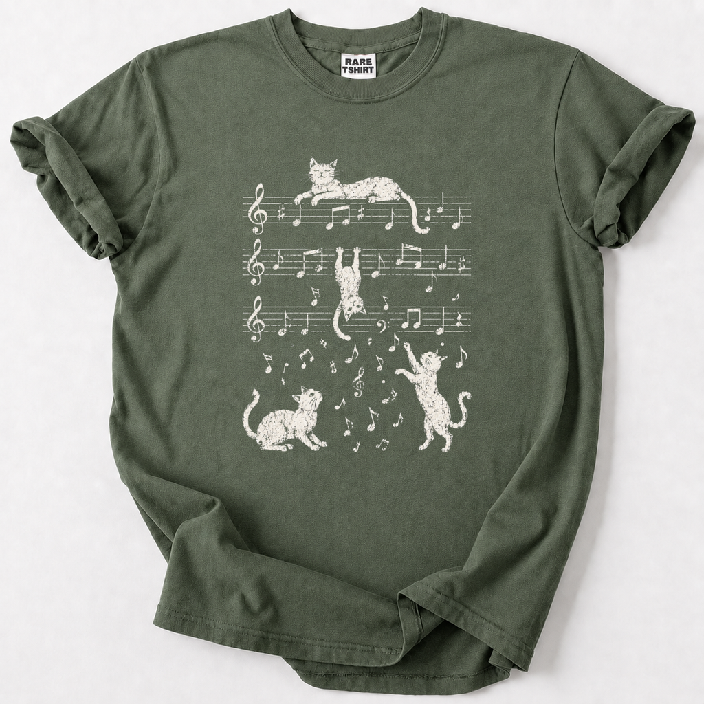 Cat Lover Music T-shirt