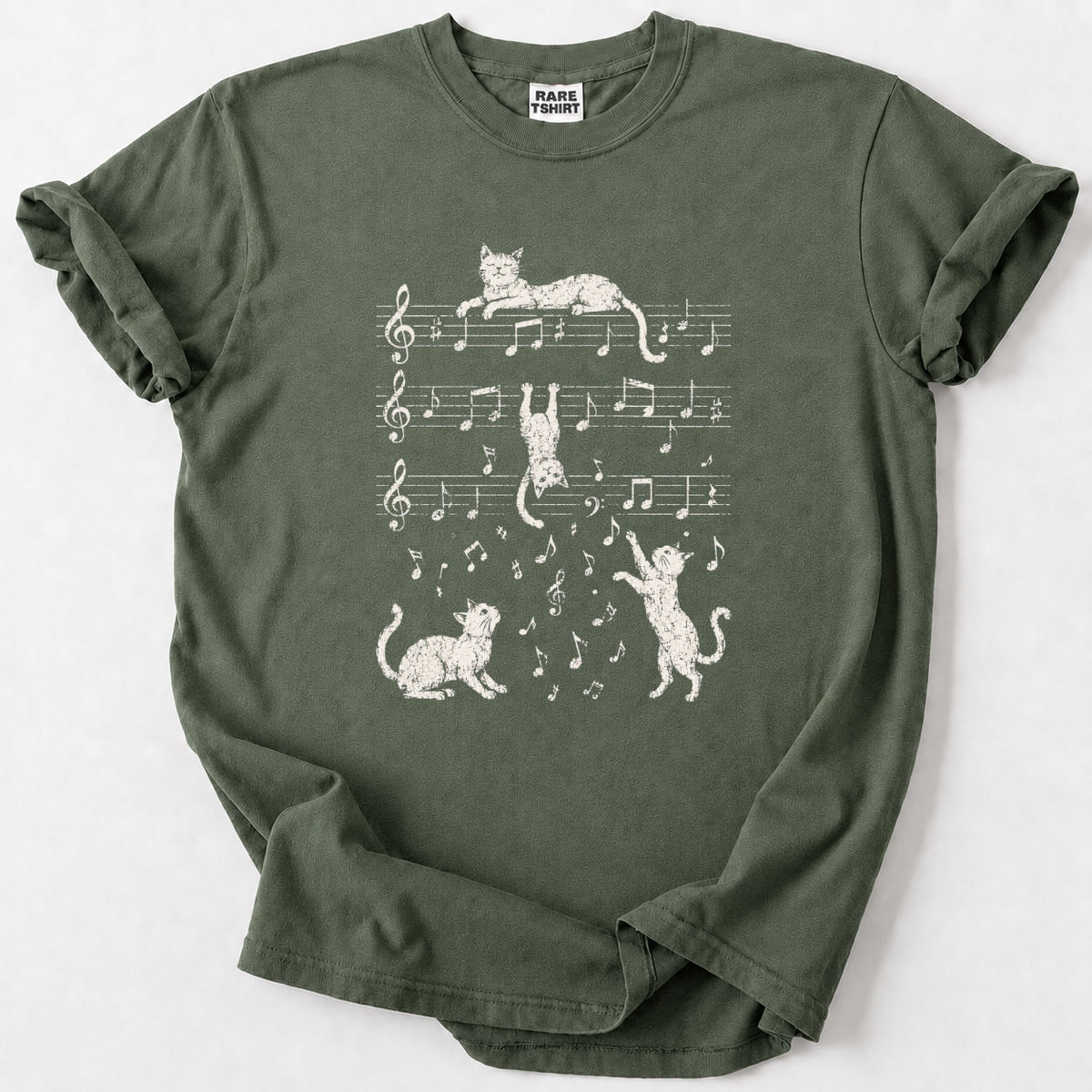 Cat Lover Music T-shirt