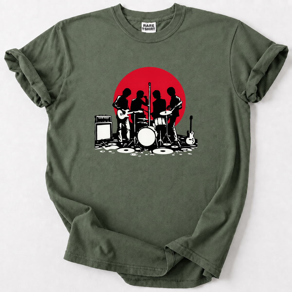 Red Moon Rock Band T-Shirt