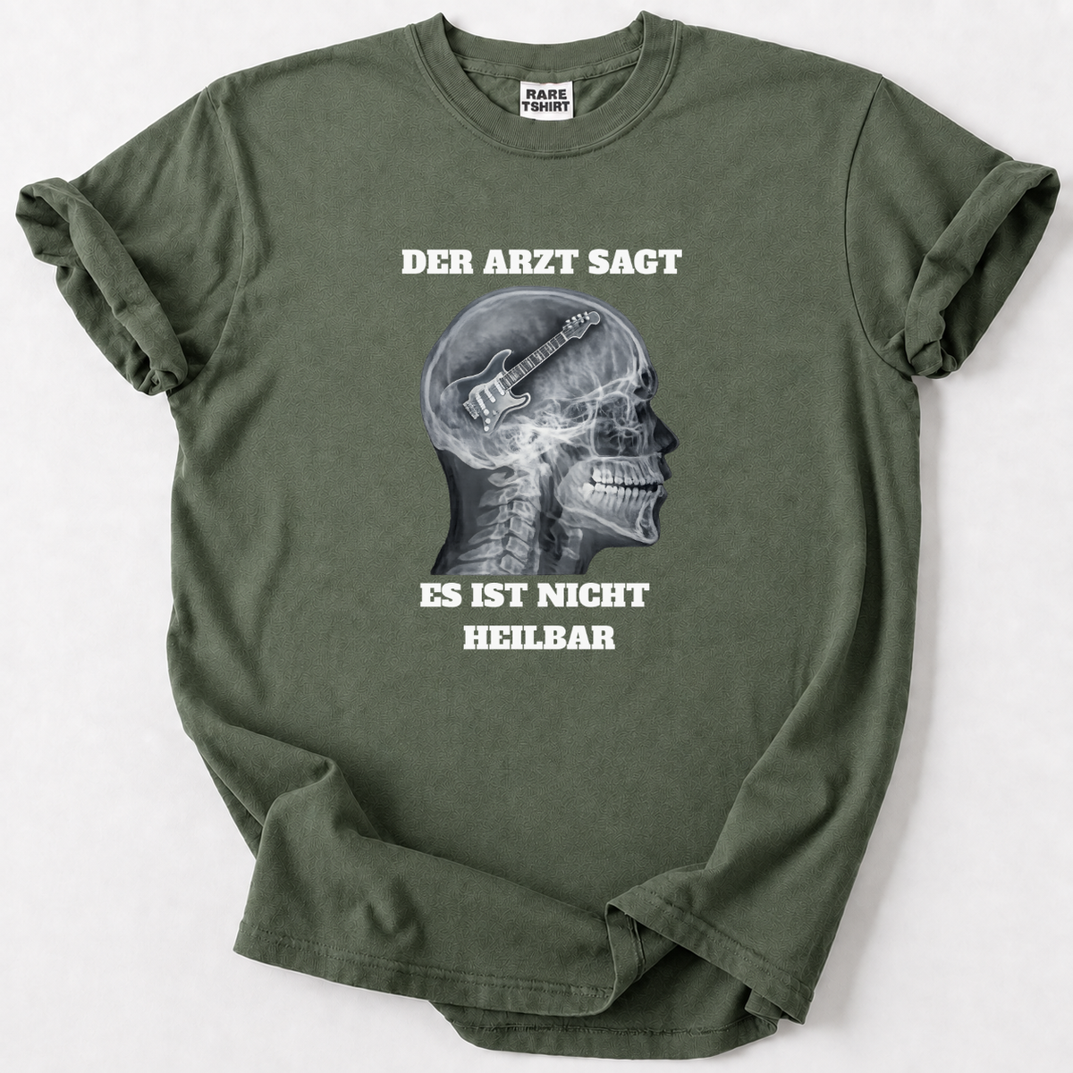 Gitarre Arzt Skull T-Shirt
