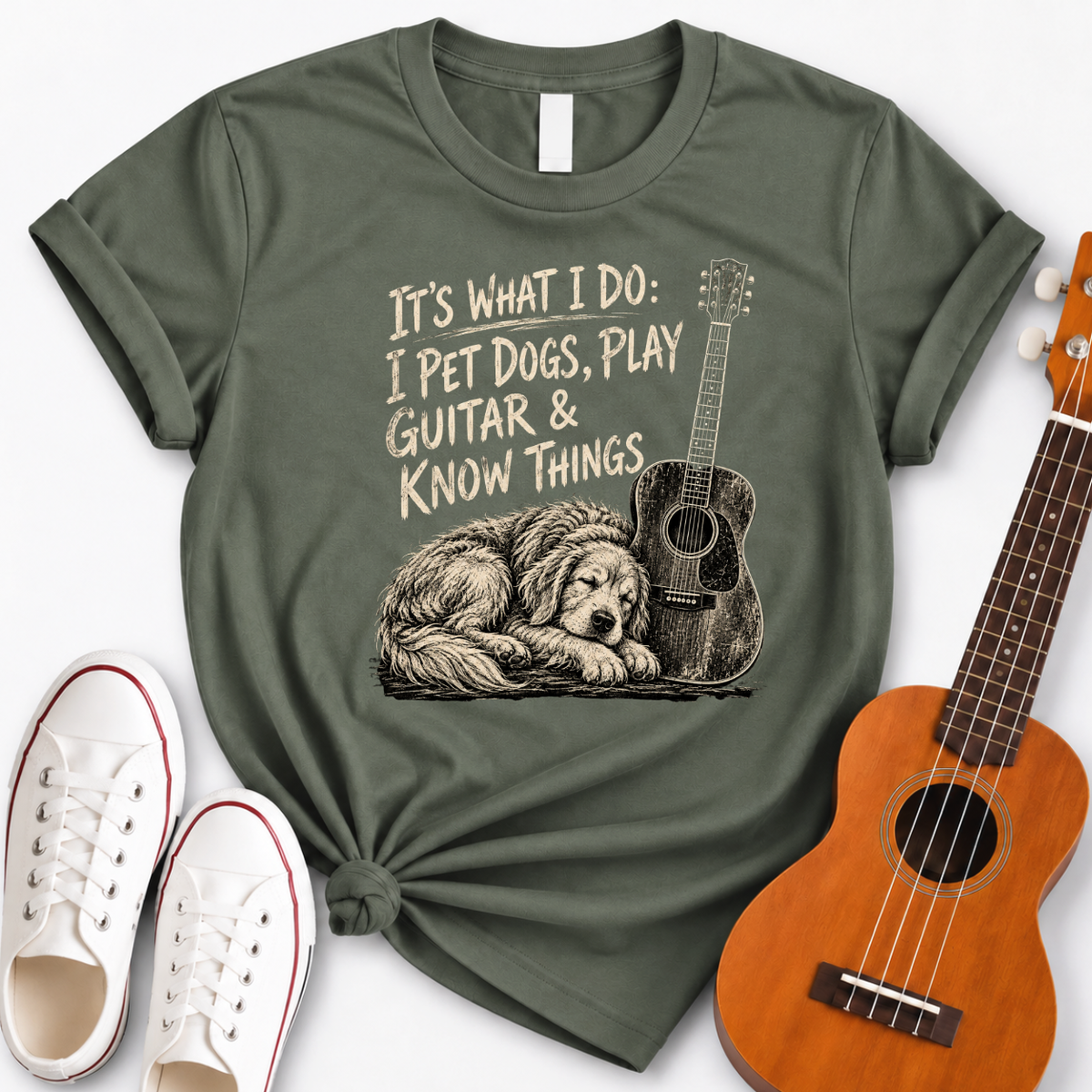Guitar Dog Lover T-shirt
