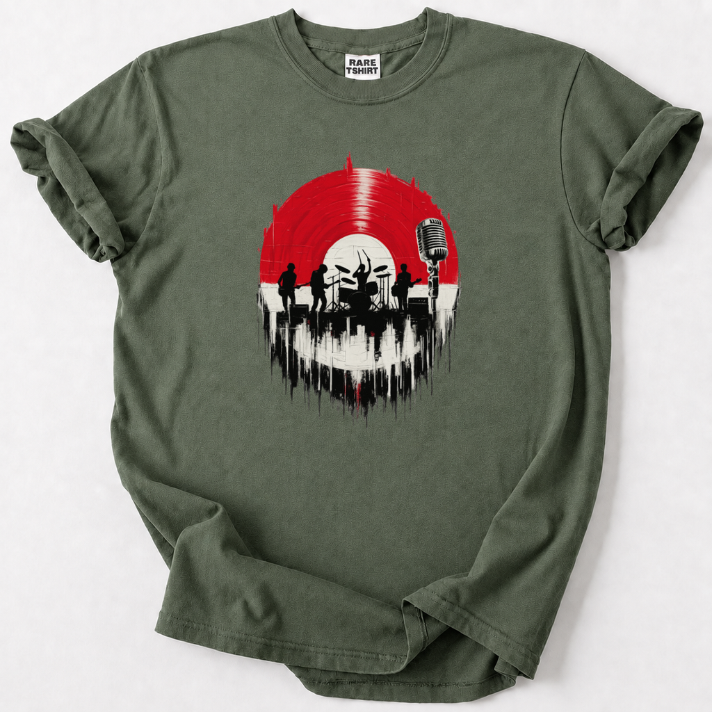 Vinyl Band Drip T-Shirt
