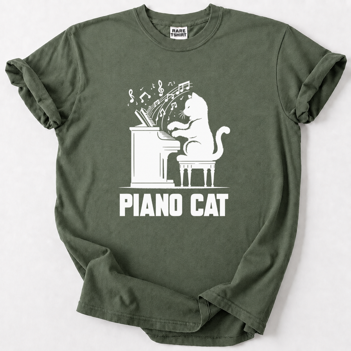 Cat Playing Piano T-shirt