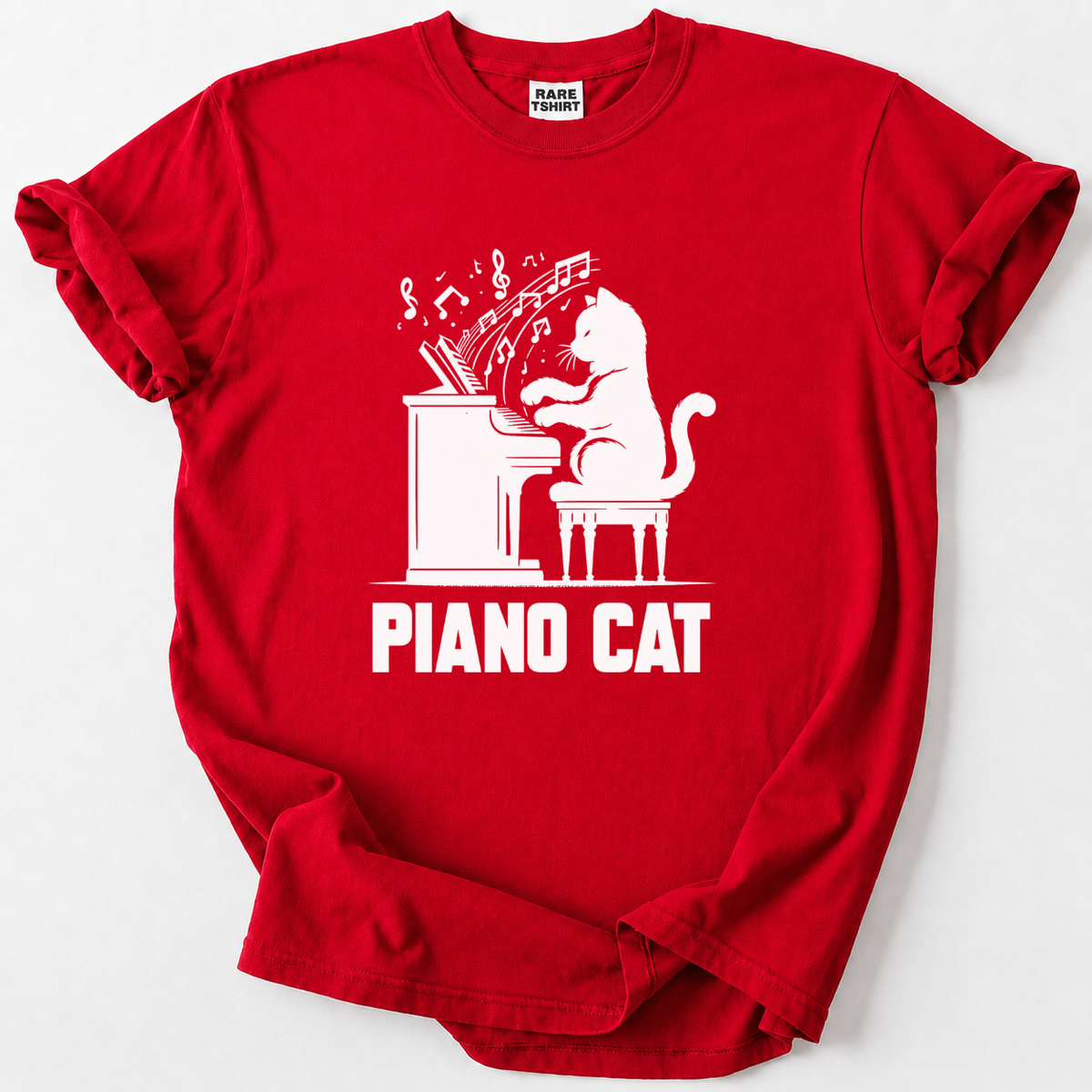 Cat Playing Piano T-shirt