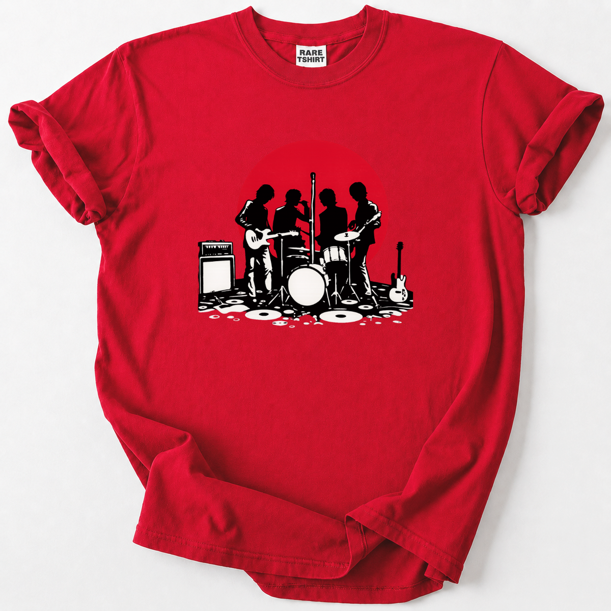 Red Moon Rock Band T-Shirt