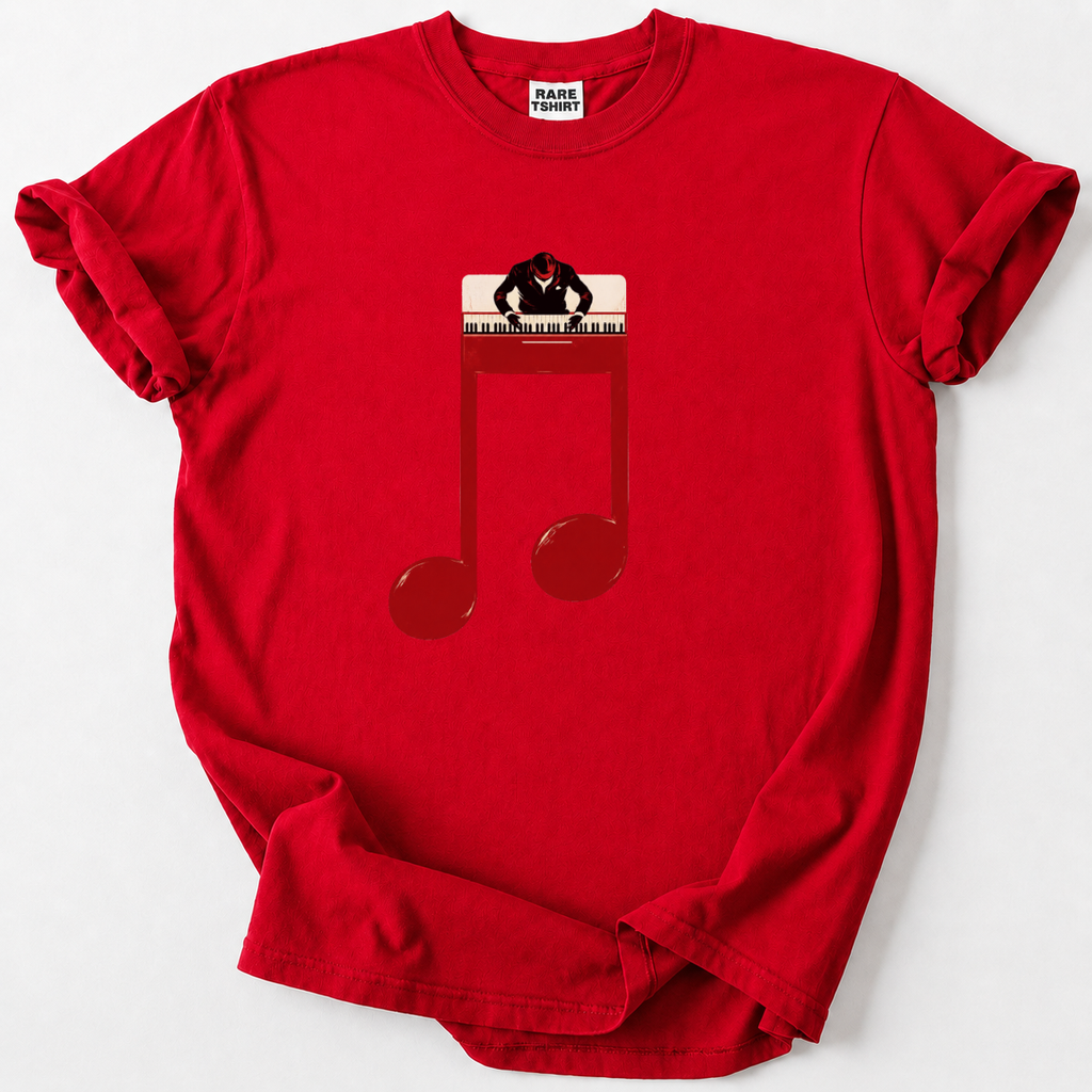 Piano Player Music Note T-Shirt