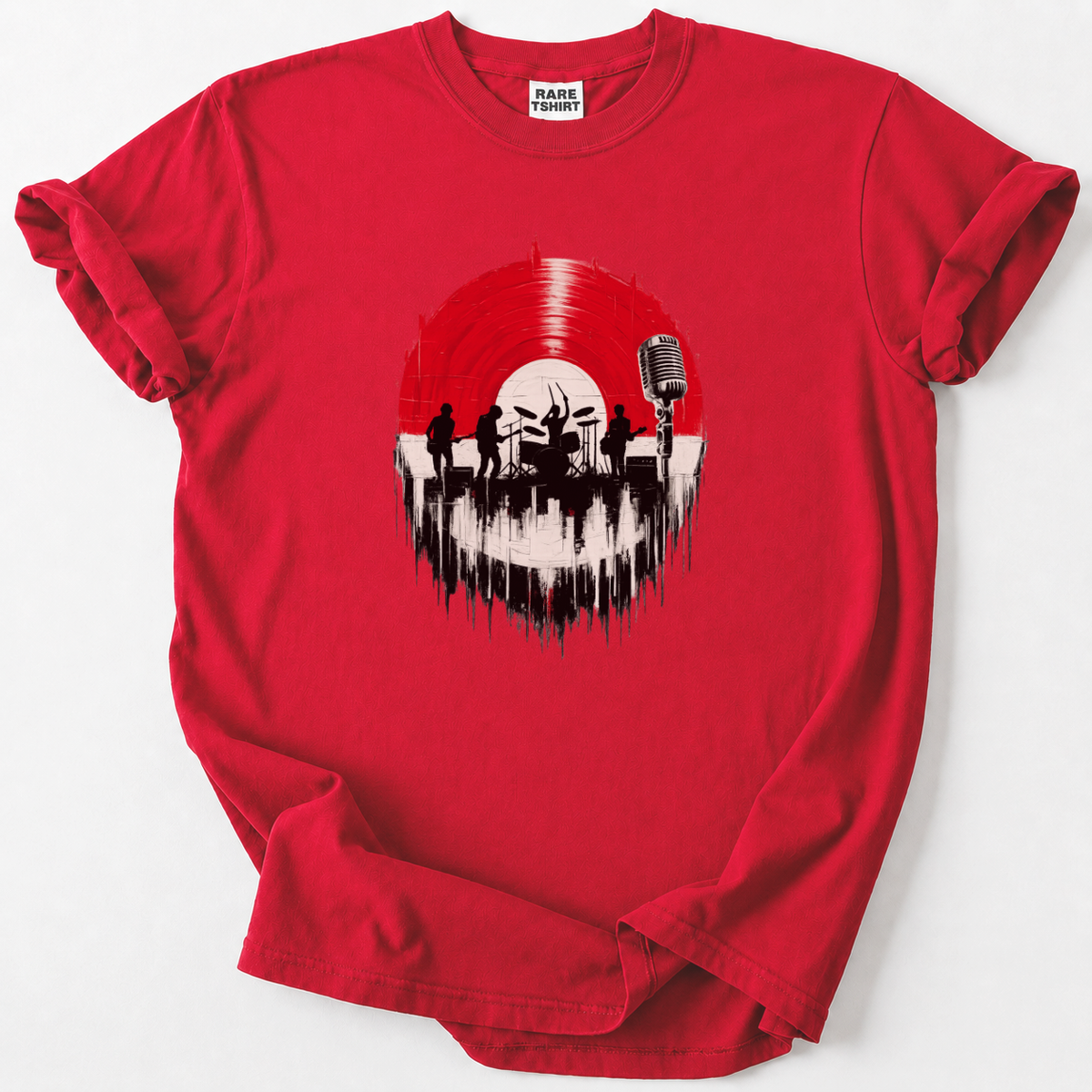 Vinyl Band Drip T-Shirt