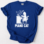 Cat Playing Piano T-shirt