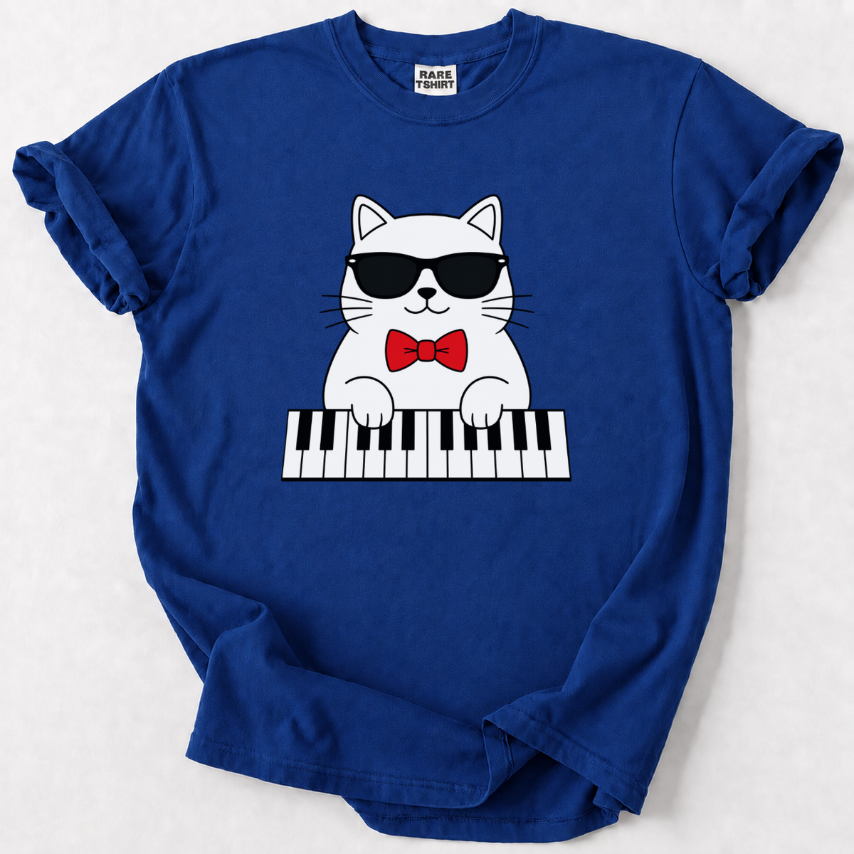 Cat Piano Player T-Shirt