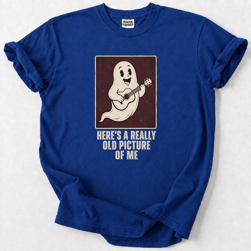 Hilarious sperm cell guitarist tee, a novelty gift for new dads, bachelor parties &amp; science jokesters. Soft cotton comfort. 
