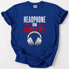 Headphone On World Off T-shirt