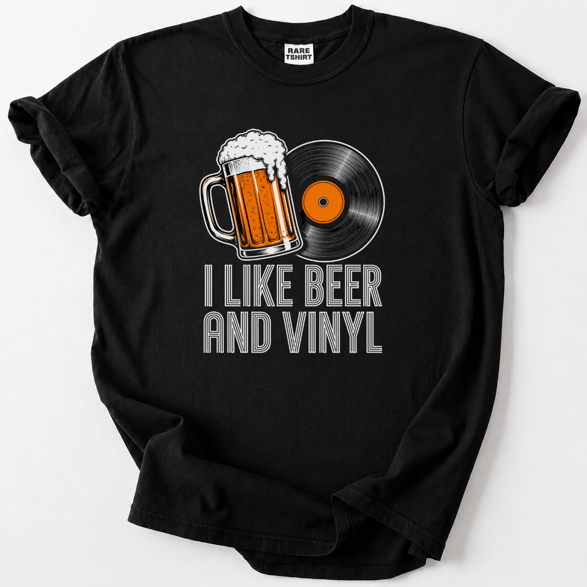 I Like Beer and Vinyl T-shirt