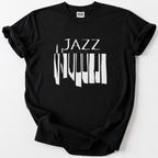 Jazz Klavier T-Shirt für Musikliebhaber – klassisches Design, Premium-Komfort &amp; zeitlose Eleganz.