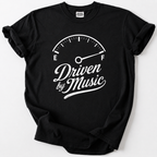 Fuel gauge on full for music lovers. Soft, premium cotton tee with a bold retro design for true rock fans. Buy Now and wear your passion.