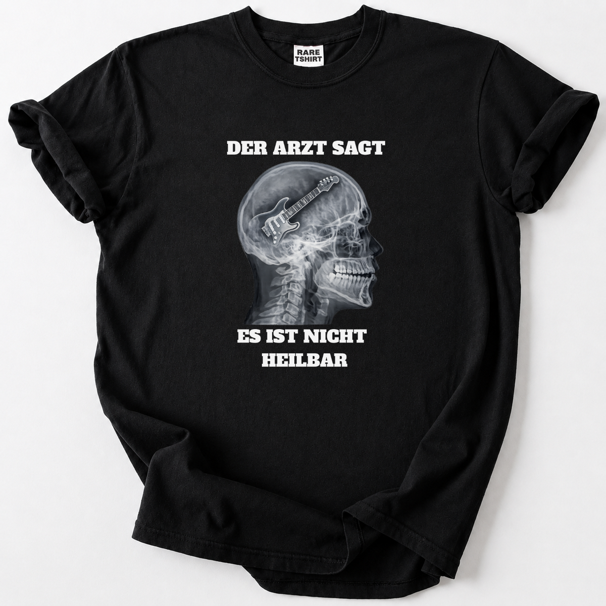 Gitarre Arzt Skull T-Shirt