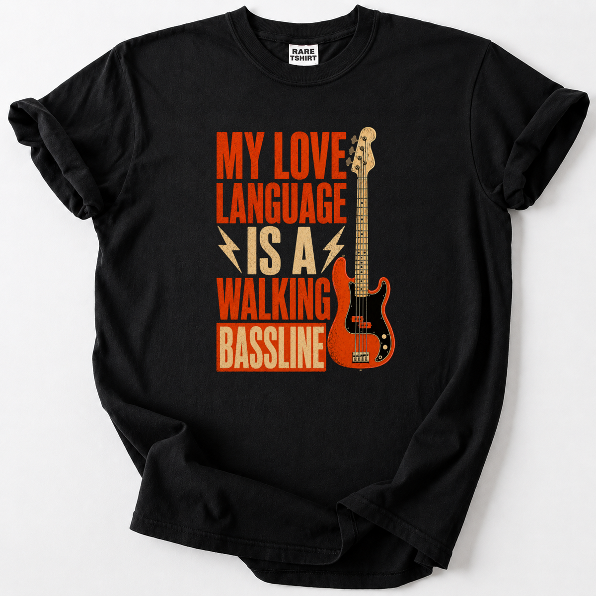 Bassist Love Language Walking Bass T-Shirt