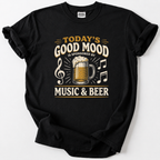 Celebrate music and beer with this vintage-style graphic tee. Soft, durable cotton perfect for concerts or chill days.