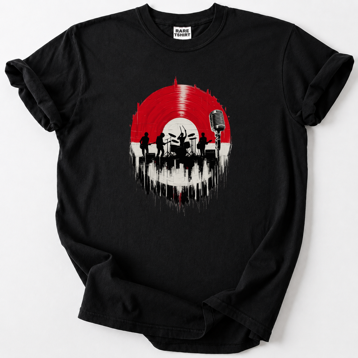 Vinyl Band Drip T-Shirt