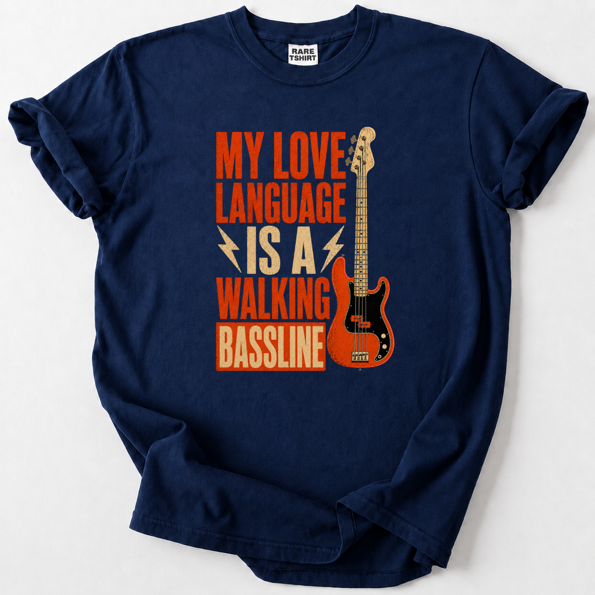 Bassist Love Language Walking Bass T-Shirt