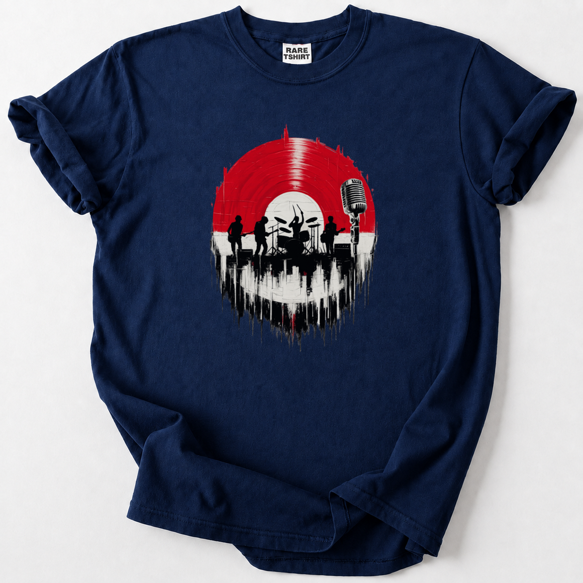Vinyl Band Drip T-Shirt