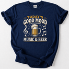 Celebrate music and beer with this vintage-style graphic tee. Soft, durable cotton perfect for concerts or chill days.