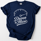 Fuel gauge on full for music lovers. Soft, premium cotton tee with a bold retro design for true rock fans. Buy Now and wear your passion.