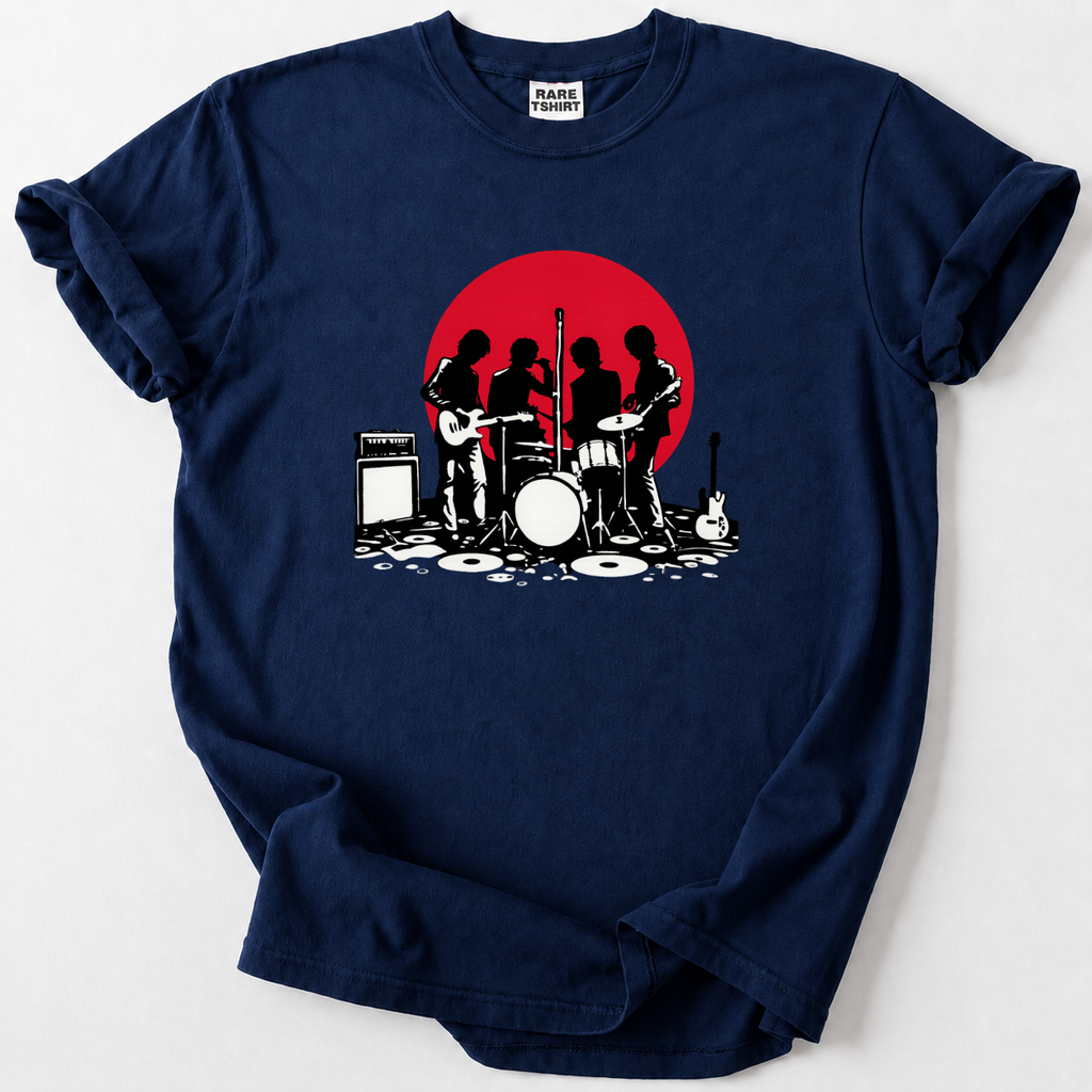 Red Moon Rock Band T-Shirt