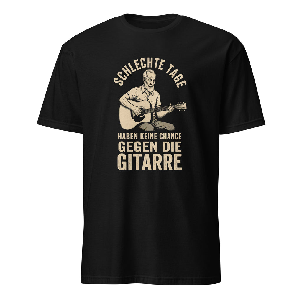 Vintage Gitarren T-Shirt mit lustigem Musiker-Spruch für Herren