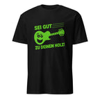 Schwarzes Gitarren T-Shirt mit lustigem Spruch für Musiker und Gitarrenliebhaber