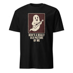 Funny sperm cell playing guitar graphic tee, novelty humor t-shirt design for men